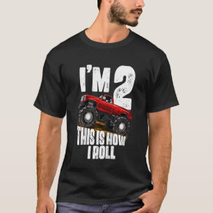 T-shirt Enfants 2e anniversaire Boy Monster Truck Rule Jam