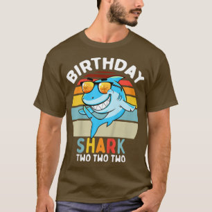 T-shirt Enfants 2e anniversaire Garçon Requin 2 ans Garçon