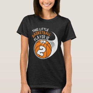 T-shirt Enfants 2e anniversaire Garçons Basketball Sport 2