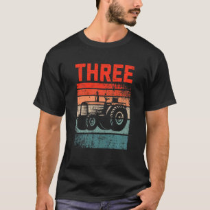 T-shirt Enfants 3 ans 3e anniversaire Tracteur Farmers Gar