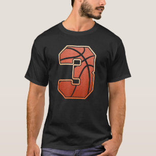 T-shirt Enfants 3 ans 3ème Basketball Anniversaire FêteThè
