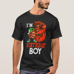 T-shirt Enfants 3 ans Basketball Dabbing 3ème anniversaire