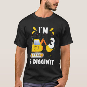 T-shirt Enfants 3 ans Troisième anniversaire Boy Construct