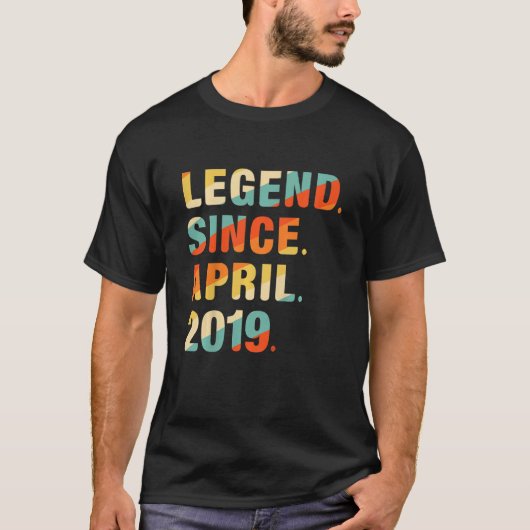 T-shirt Enfants 3e anniversaire 3 ans légende depuis le 2  (Devant)