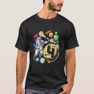 T-shirt Enfants 4 ans Anniversaire Garçon astronaute 4ème