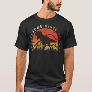 T-shirt Enfants 4 ans Cadeaux Awesome depuis 2018 4e naiss