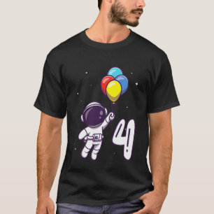 T-shirt Enfants 4 ans Enfant Anniversaire Fête des astrona