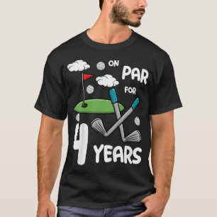 T-shirt Enfants 4 ans Golf Anniversaire cadeau de fête pou