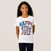 T-Shirt Enfants 4 juillet (Devant entier)