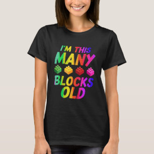 T-shirt Enfants 4e édifice d'anniversaire Bâtiment 4 ans e