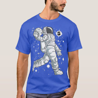 T-shirt Enfants 5 Ans Astronaut Avec Lune Anniversaire Cad