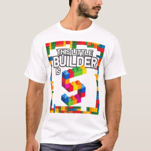 T-shirt Enfants 5 ans Bâtiments Anniversaire T Brique 5