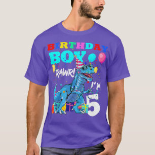 T-shirt Enfants 5 ans Cadeau 5e anniversaire garçon 5e ann