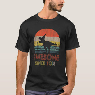 T-shirt Enfants 5 ans Dinosaur Awesome depuis 2018 5th Bi