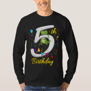 T-shirt Enfants 5 ans Garçons Cinquième Anniversaire Rex 5