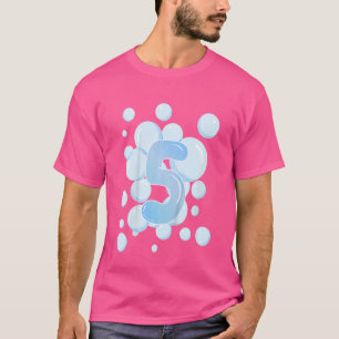 T-shirt Enfants 5e anniversaire bulle thème fête d'anniver