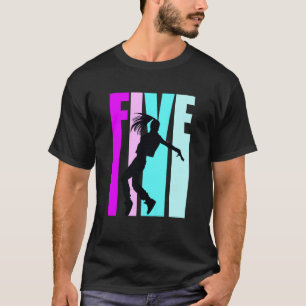 T-shirt Enfants 5e Danse Anniversaire Pour Filles Hiphop D