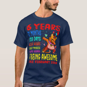 T-shirt Enfants 6 ans d'être génial 6e anniversaire Enfant
