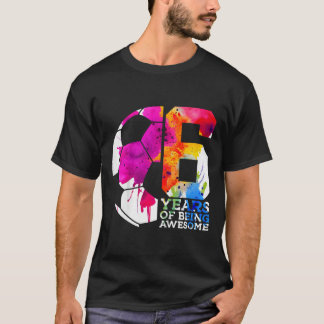 T-shirt Enfants 6 ans d'être génial Football 6e anniversai