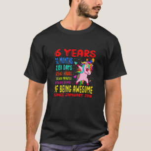 T-shirt Enfants 6 Ans D'Être Super 6E Anniversaire Dabbing