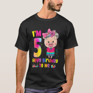 T-shirt Enfants 6 ans Fille Awesome Princesse Cute Pig 6