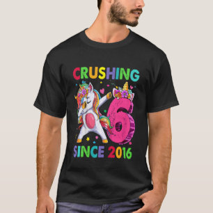 T-shirt Enfants 6 ans Filles Ados Dabbing Unicorn 6e B