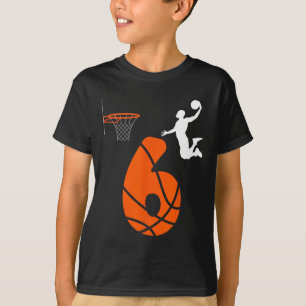T-shirt Enfants 6 ans Slam Dunk Son 6ème anniversaire Bysk