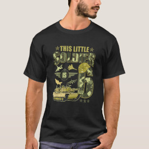 T-shirt Enfants 6 ans Soldat 6 ans Anniversaire Militaire