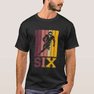T-shirt Enfants 6E Anniversaire Pour Garçons Football Joue