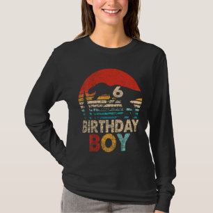 T-shirt Enfants 6e Dinosaure Anniversaire Garçon Rex 6 ans