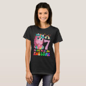 T-shirt Enfants 7 ans 7e anniversaire fille princesse Unic (Devant entier)