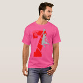 T-shirt Enfants 7 Ans 7Ème Basketball Anniversaire (Devant entier)