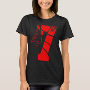 T-shirt Enfants 7 ans 7ème Basketball Anniversaire FêteThè