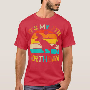 T-shirt Enfants 7 ans Anniversaire Garçon Son 7e anniversa