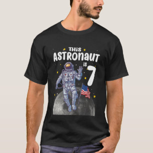 T-shirt Enfants 7 ans Cadeaux Cet astronaute est 7e annive