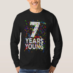 T-shirt Enfants 7 Ans Jeune Joyeux 7ème Anniversaire Pour