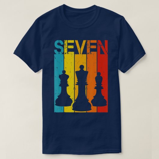 T-shirt Enfants 7 ans Joueur d'échecs Anniversaire Garçon (Design devant)