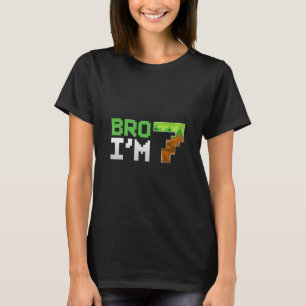 T-shirt Enfants 7e Anniversaire Garçon Frèr Je Suis 7 Ans