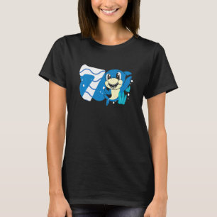 T-shirt Enfants 7e anniversaire Garçons Requin 7 ans Old O