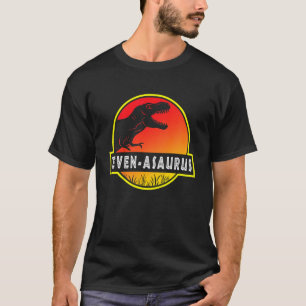 T-shirt Enfants 7e anniversaire Sept Asaurus Dinosaure B J