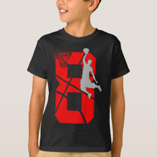 T-shirt Enfants 8 ans 8ème Basketball Anniversaire FêteThè