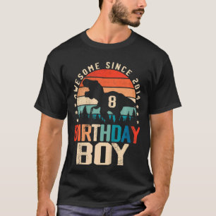 T-shirt Enfants 8 ans Dinosaure 8e anniversaire garçon for