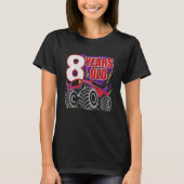 T-shirt Enfants 8 Ans Monster Camion Pour Garçons Et G (Devant)