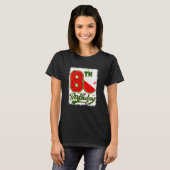 T-shirt Enfants 8 ans pastèque Fruits tropicaux 8e B (Devant entier)