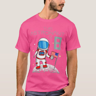 T-shirt Enfants 8e anniversaire astronaute garçons cadeau