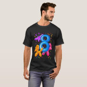 T-shirt Enfants 8e anniversaire Balloon Animaux Ballons Th (Devant entier)