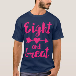 T-shirt Enfants 8e anniversaire cadeau huit et grand