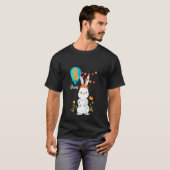 T-shirt Enfants 8e fête d'anniversaire 8 ans Lapin Lapin F (Devant entier)