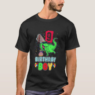 T-shirt Enfants 9 ans Rawr I'm 9th Birthday Boy Dinosau