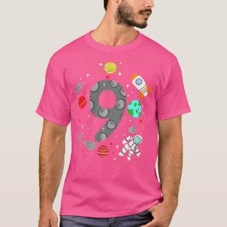 T-shirt Enfants 9E Anniversaire Astronome Astronome Neuf